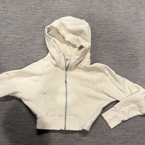 Lululemon Athletica Off-White Hooded Jacket